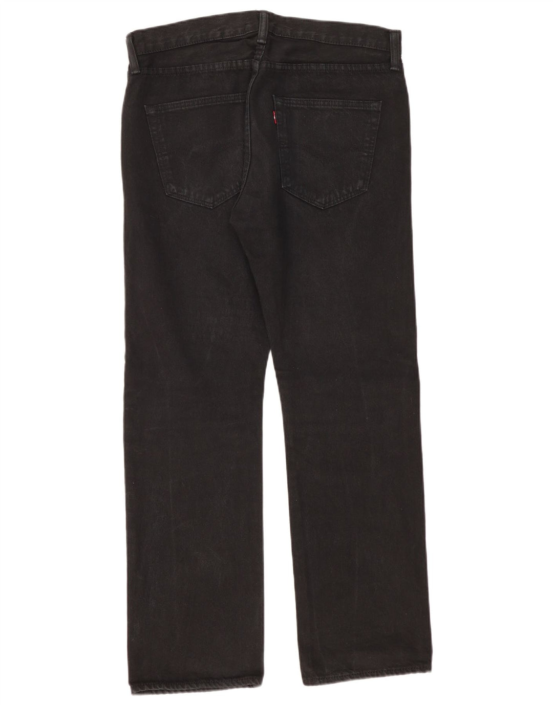 Levi's Mens Straight Jeans W32 L30 Black Cotton