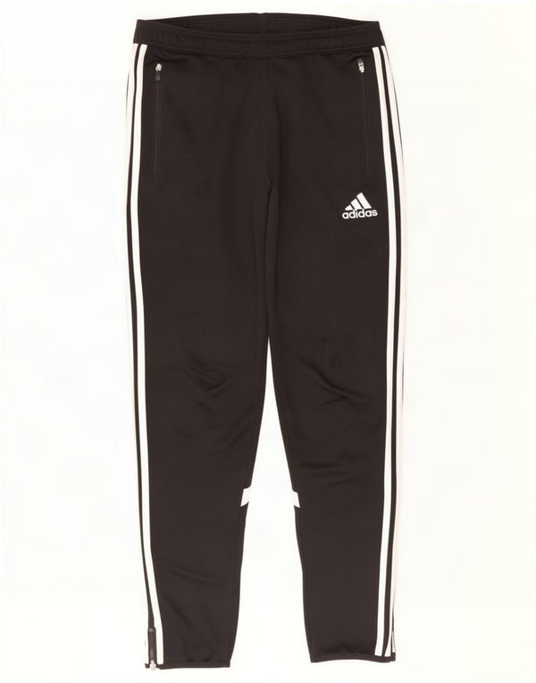 Adidas Mens Climalite Tracksuit Trousers Medium Black Colourblock Polyester