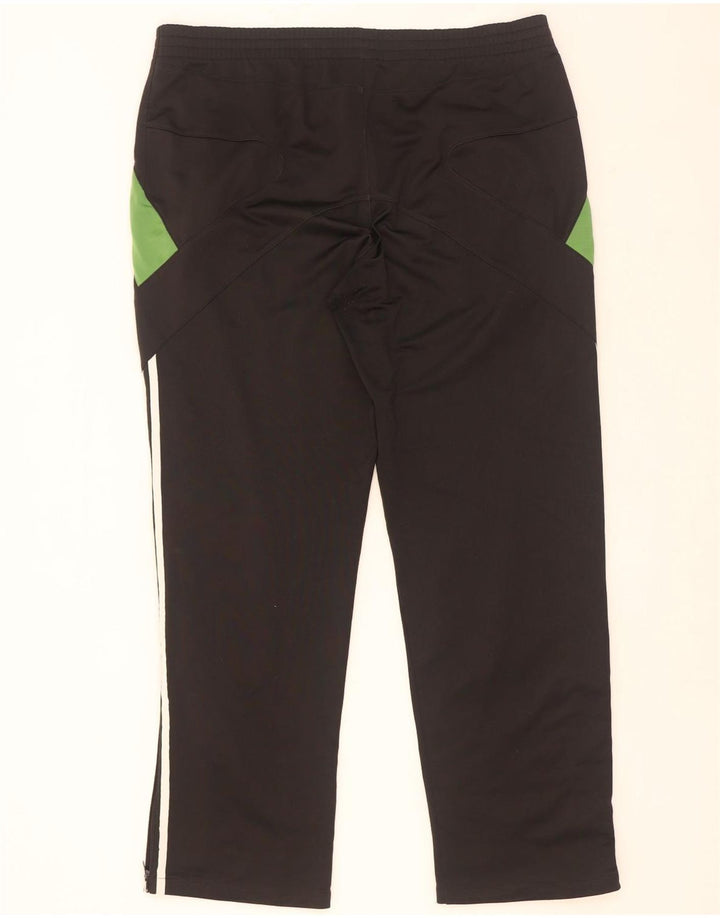 Adidas Mens Tracksuit Trousers XL Black Colourblock Polyester