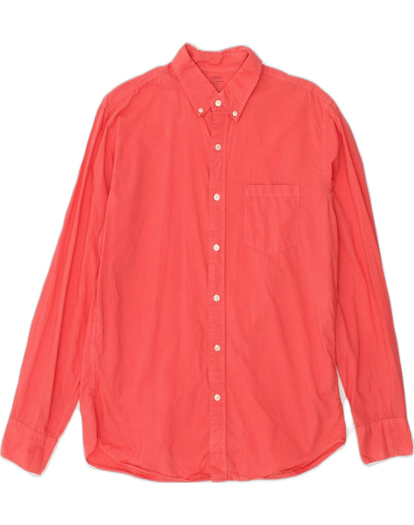 J. CREW Mens Shirt Medium Red Cotton | Vintage J. Crew | Thrift | Second-Hand J. Crew | Used Clothing | Messina Hembry 