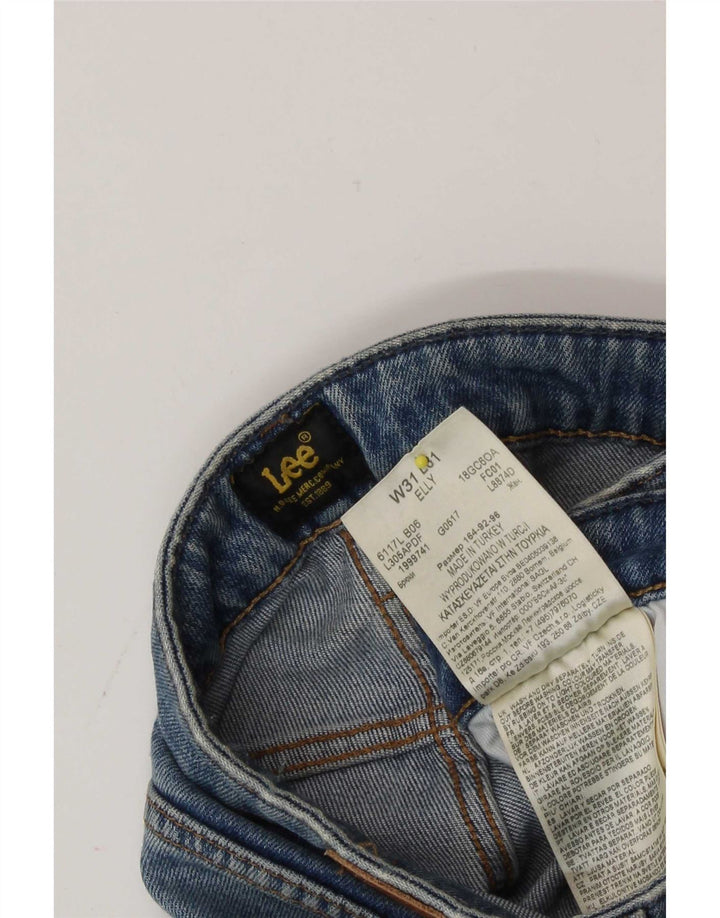 Lee Womens Elly Slim Straight Jeans W31 L29 Blue Cotton