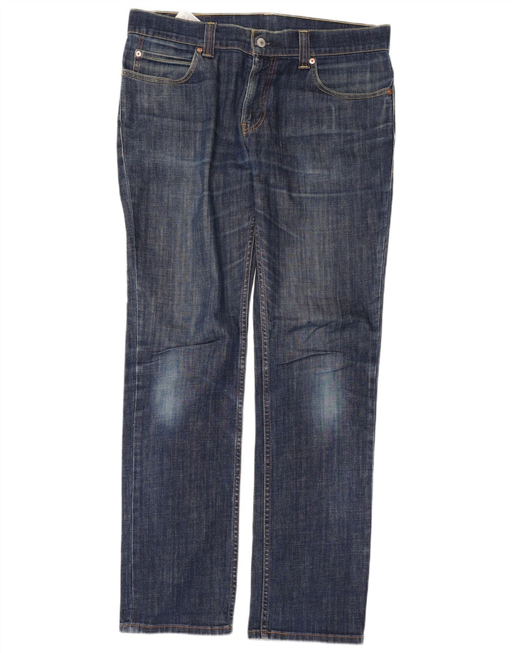 Levi's Mens 511 Slim Jeans W36 L34 Blue Cotton