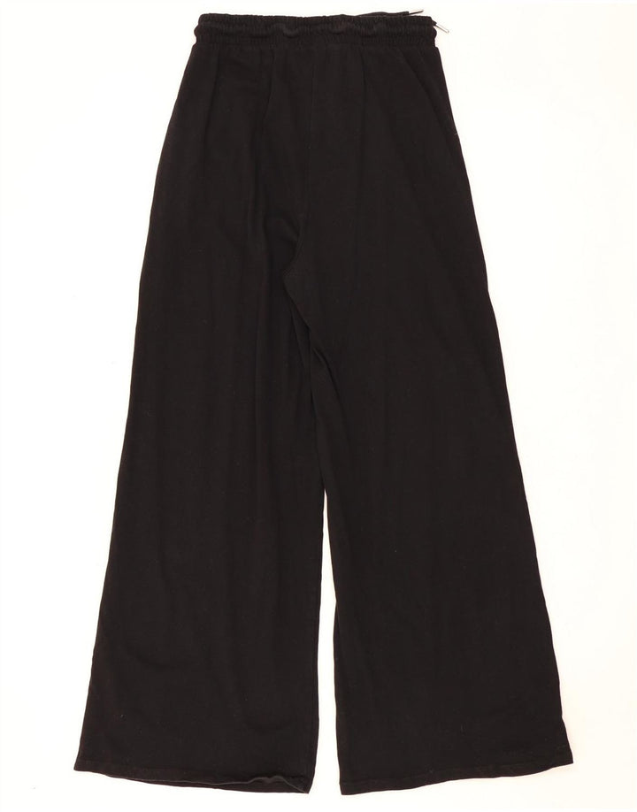 Zara Womens Tracksuit Trousers UK 14 Medium  Black Cotton