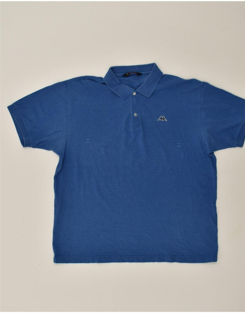 KAPPA Mens Polo Shirt XL Blue | Vintage Kappa | Thrift | Second-Hand Kappa | Used Clothing | Messina Hembry 