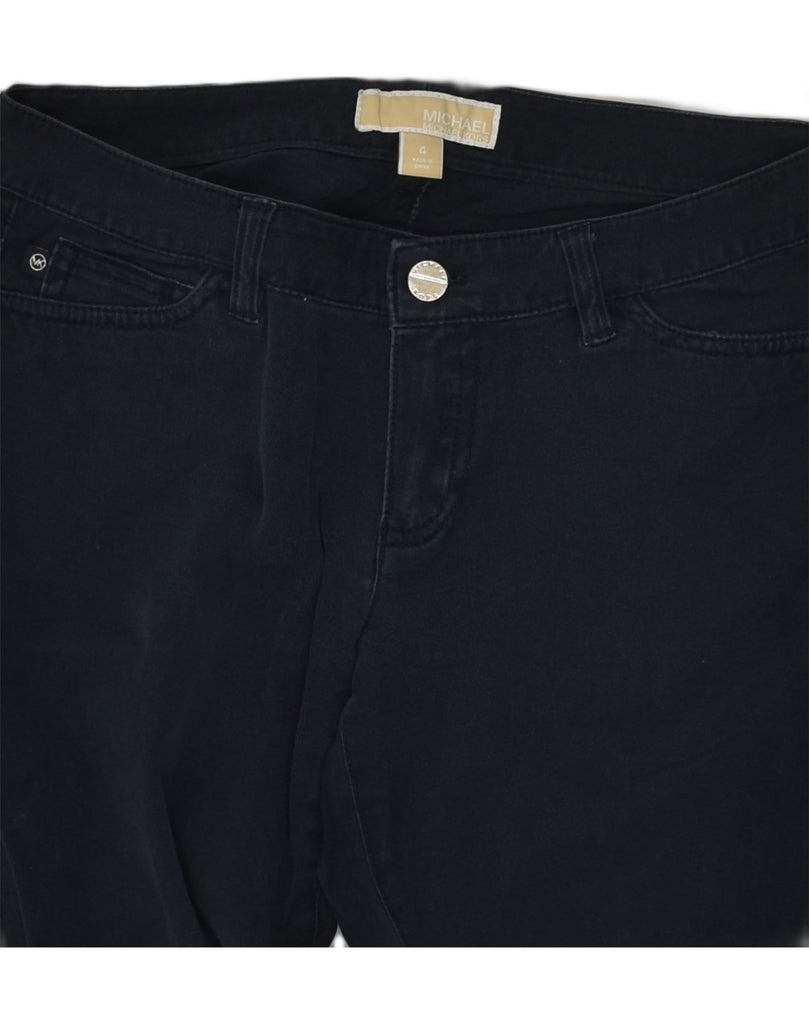 MICHAEL KORS Womens Slim Jeans US 4 Small W29 L28 Navy Blue Cotton | Vintage Michael Kors | Thrift | Second-Hand Michael Kors | Used Clothing | Messina Hembry 