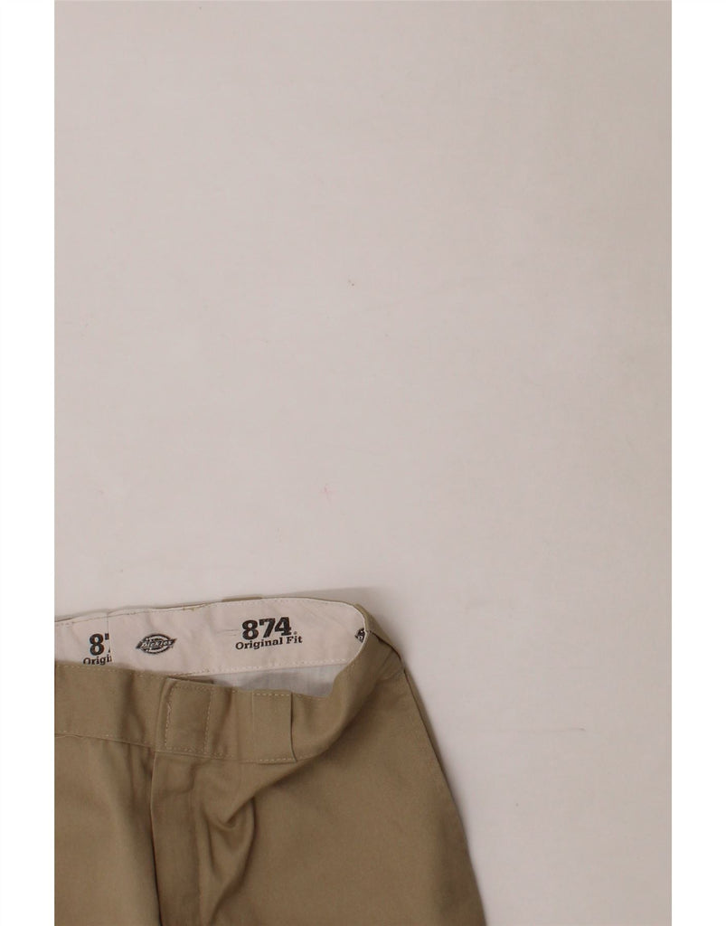 DICKIES Mens 874 Original Fit Straight Chino Trousers W34 L26 Beige Vintage Dickies and Second-Hand Dickies from Messina Hembry 