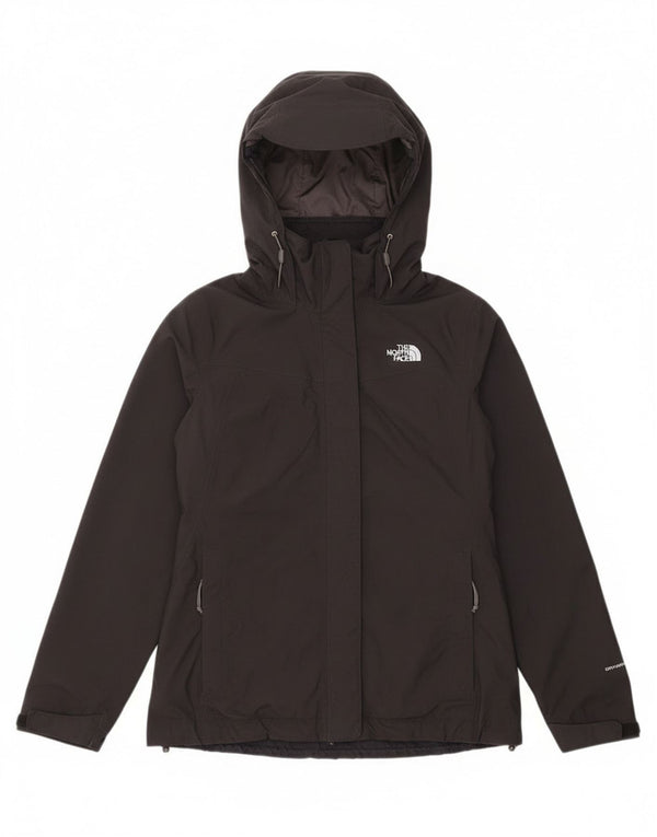 The North Face Womens Hooded Windbreaker Jacket UK  10 Small Black Nylon