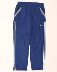 ADIDAS Mens Climalite Tracksuit Trousers UK 44/46 Large Blue Polyester