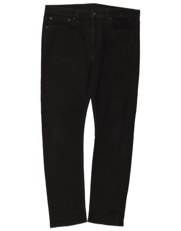 Levi's Womens Slim Jeans W36 L31 Black Cotton