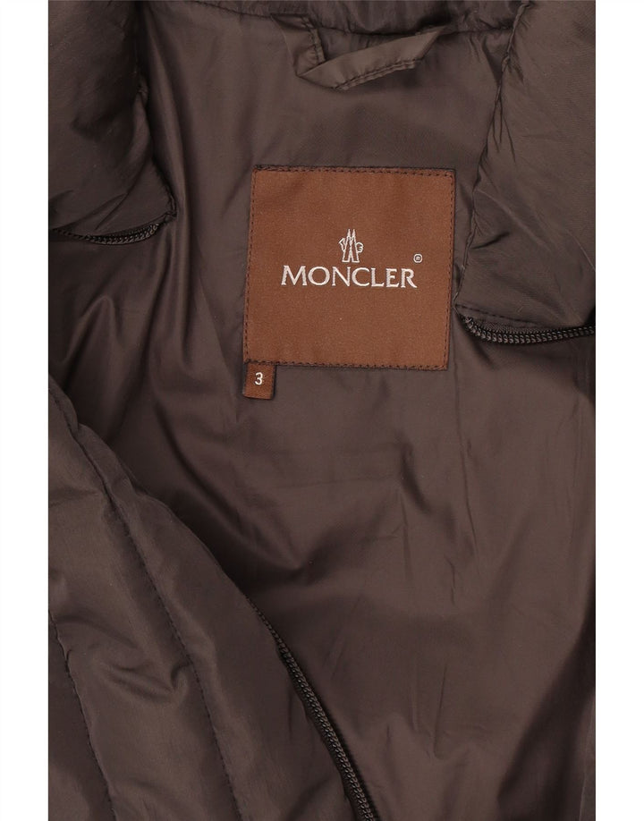 Moncler Womens Padded Coat Size 3 Large Grey