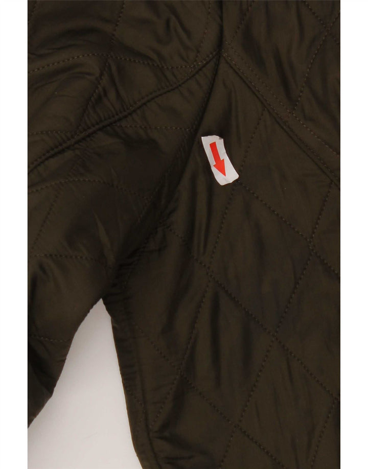 Barbour Womens Quilted Jacket UK 16 Large Khaki