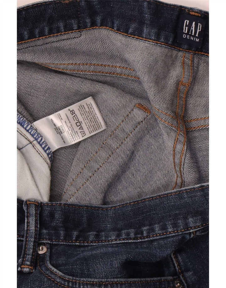 Gap Mens Straight Jeans W33 L32 Blue Cotton