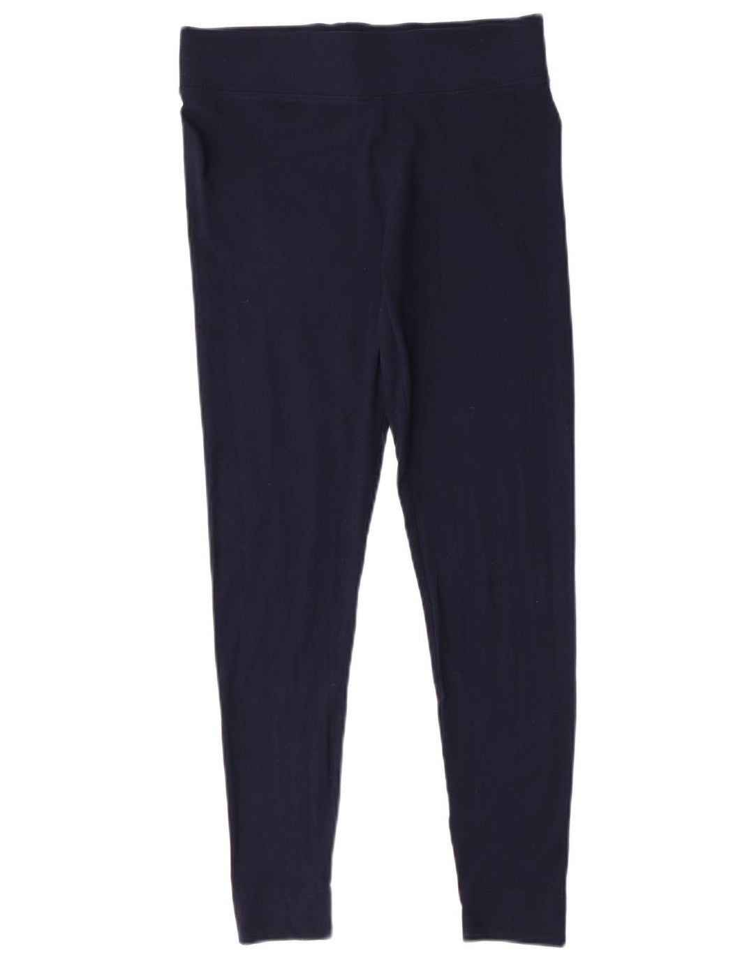 Marks & Spencer Womens Leggings UK 12 Medium  Navy Blue Viscose