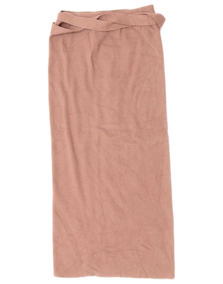 Zara Womens Knit Wrap Skirt Small W26   Brown