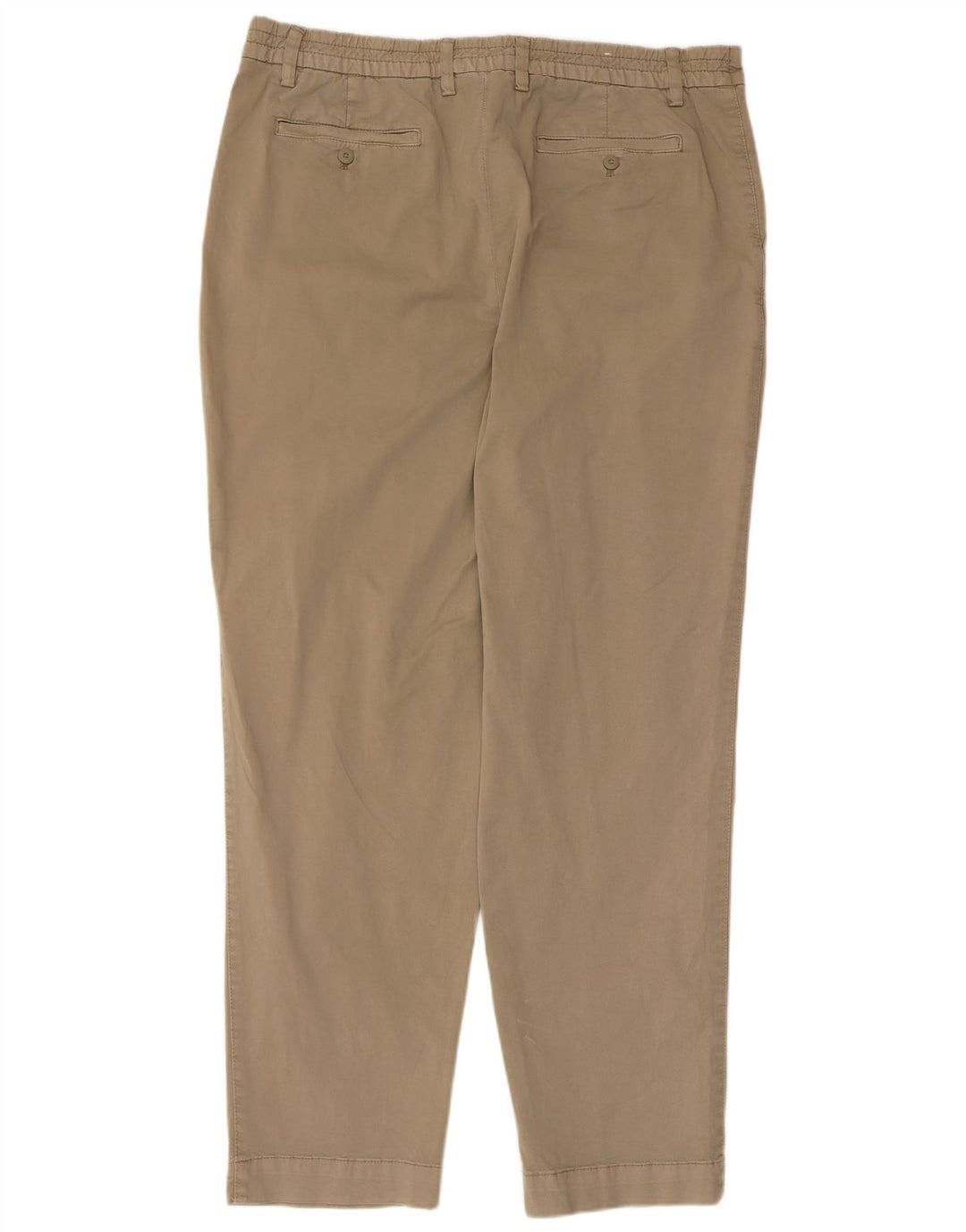ZARA Mens Tapered Chino Trousers 2XL W36 L31 Beige Cotton