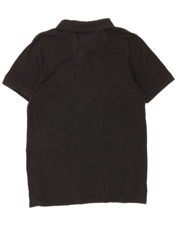 Tommy Hilfiger Mens Slim Fit Polo Shirt XL Black Cotton
