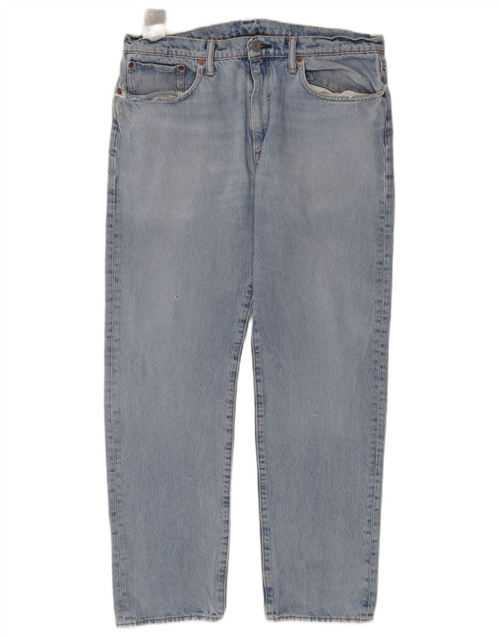 Levi's Mens 502 Tapered Jeans W36 L32 Blue Cotton
