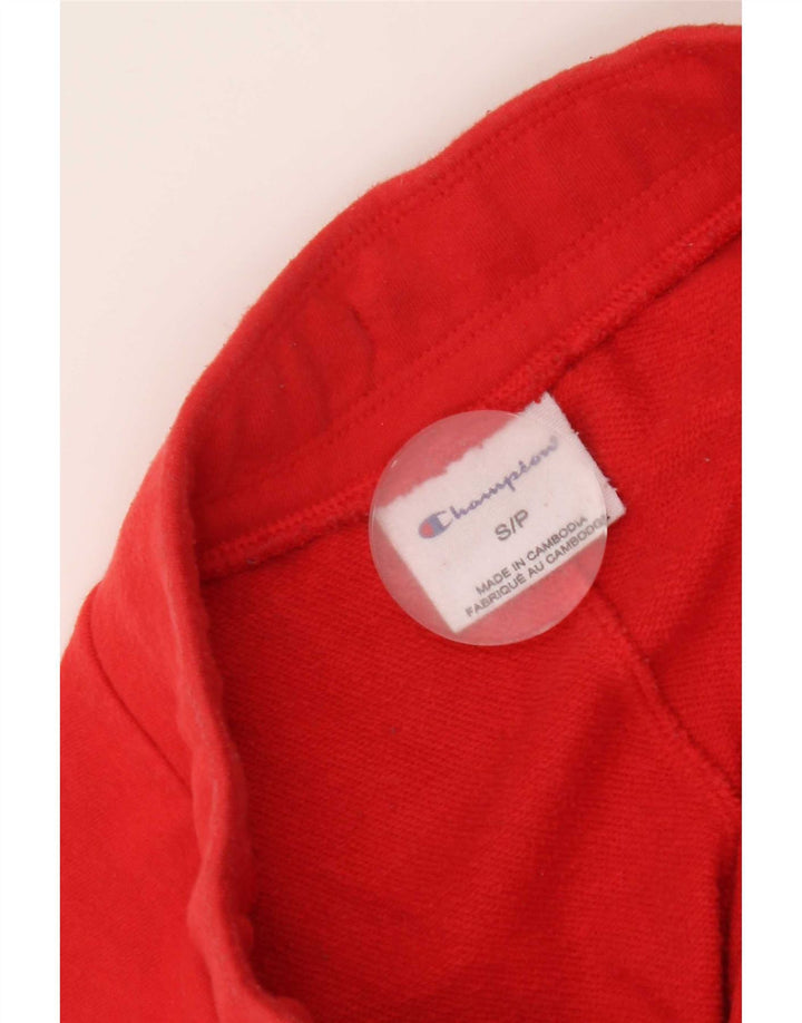 Champion Womens Sport Shorts UK 10 Small Red