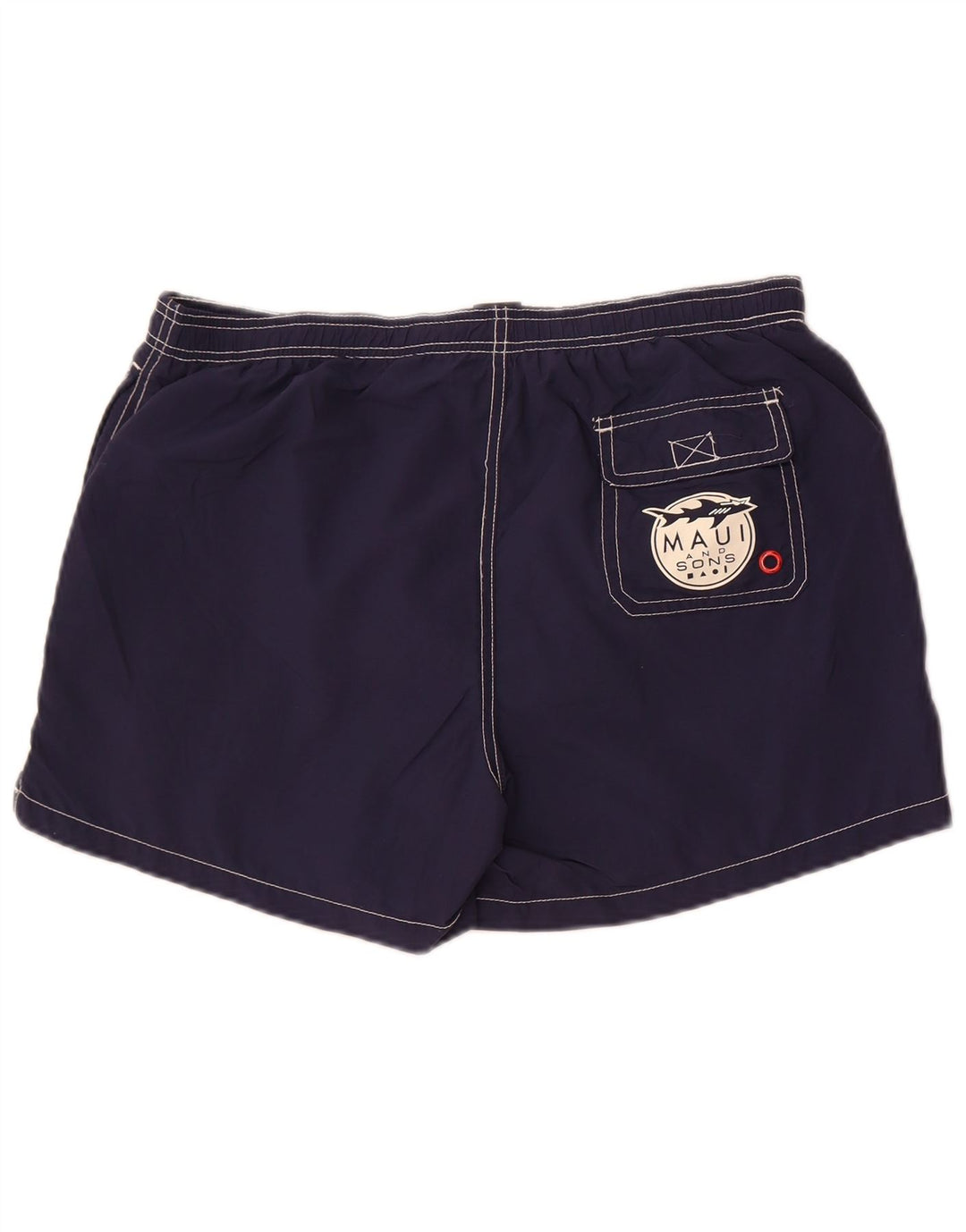 Maui and Sons Mens Swimming Shorts Large  Navy Blue