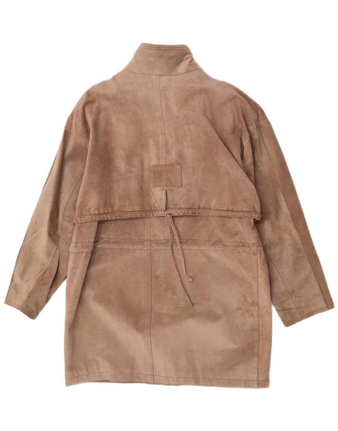 Bagatelle Womens Suede Overcoat US 10 Large Brown Leather