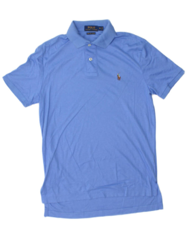 Polo Ralph Lauren Mens Polo Shirt Small Blue Cotton