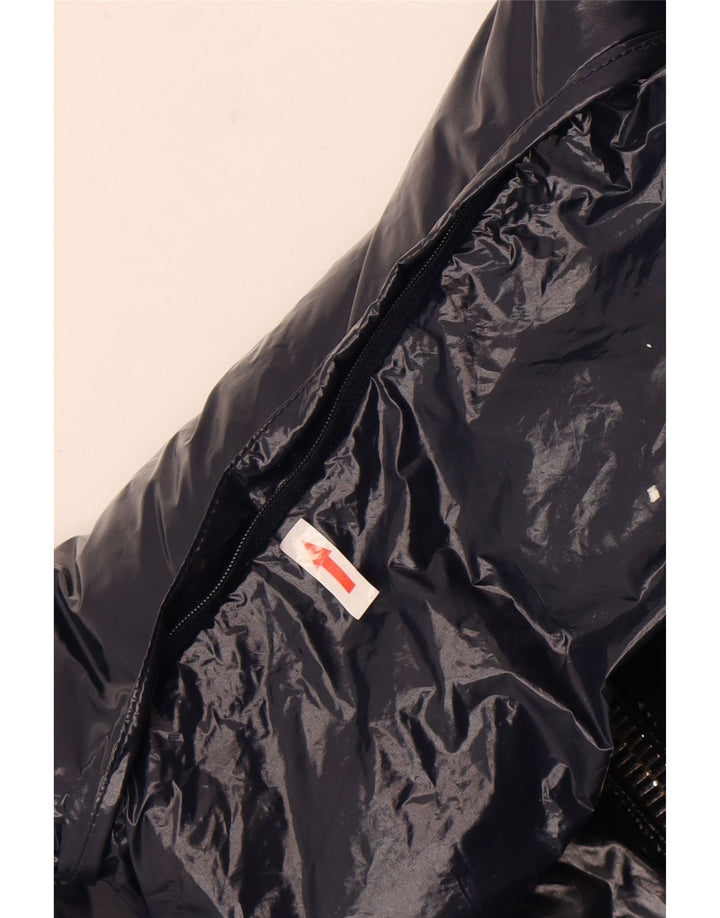 Dkny Womens Padded Coat UK 18 XL Navy Blue Nylon