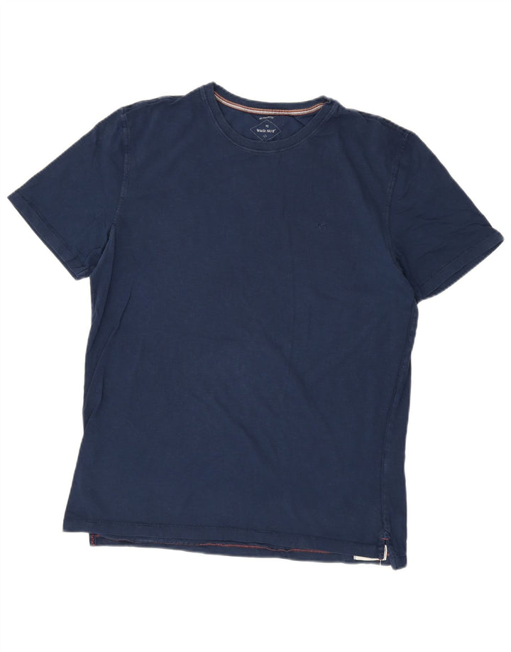 White Stuff Mens T-Shirt Top Medium Navy Blue Cotton
