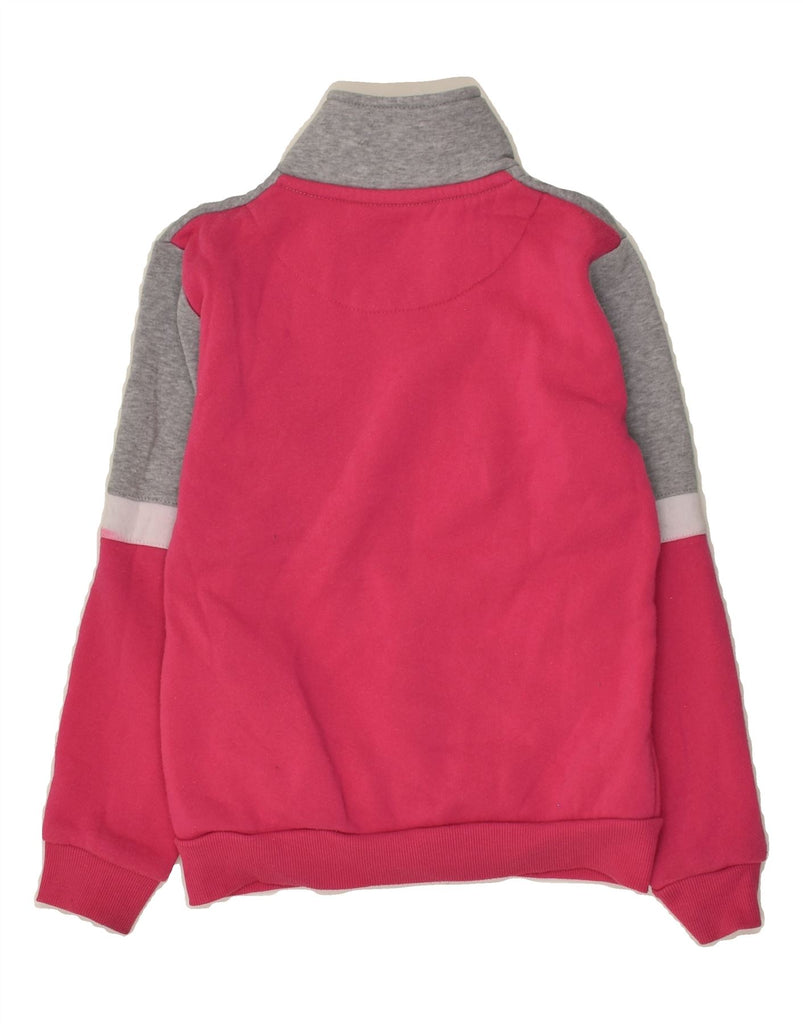 KAPPA Girls Tracksuit Top Jacket 7-8 Years Pink Colourblock Cotton | Vintage Kappa | Thrift | Second-Hand Kappa | Used Clothing | Messina Hembry 
