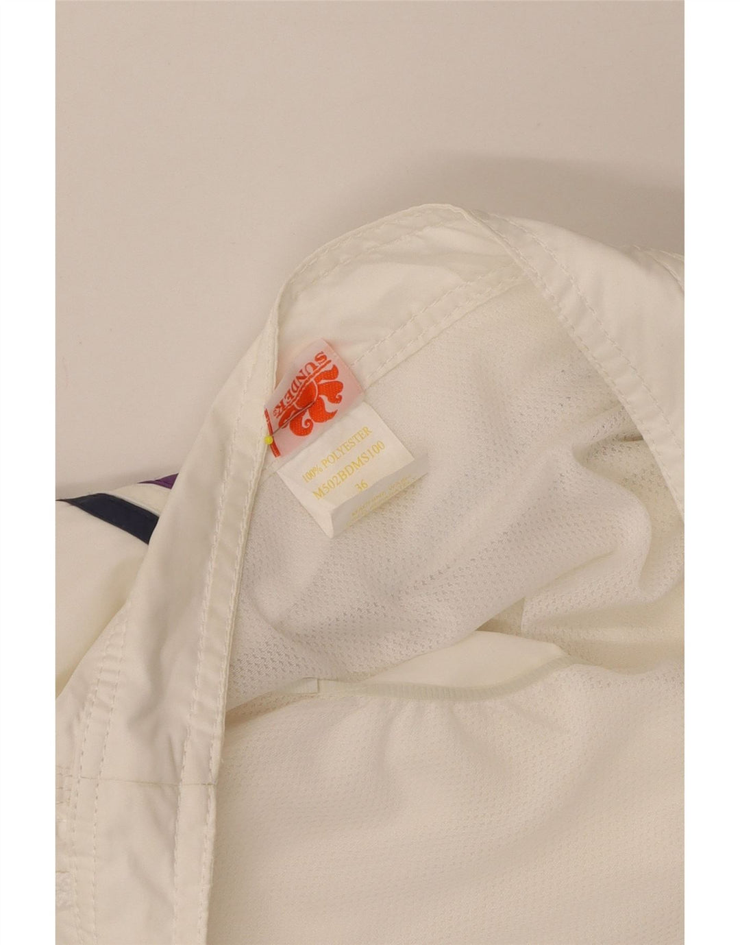 Sundek Mens Swimming Shorts Large  White Polyester