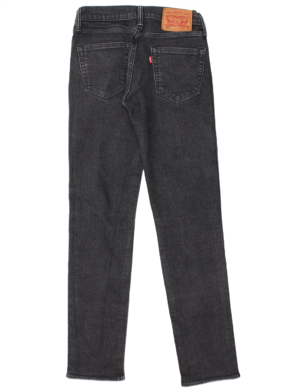 Levi's Mens 511 Slim Jeans W28 L32 Black Cotton