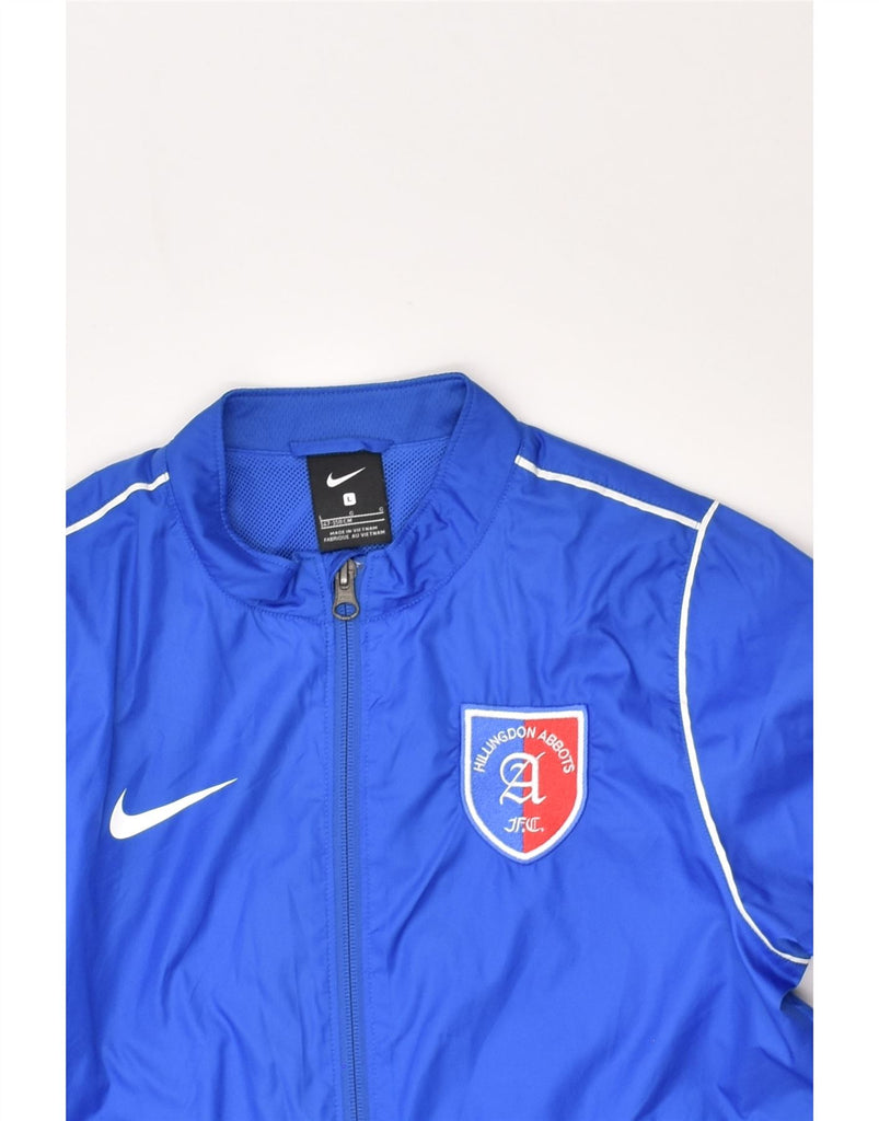 NIKE Boys Tracksuit Top Jacket 12-13 Years Large Blue Polyester | Vintage Nike | Thrift | Second-Hand Nike | Used Clothing | Messina Hembry 