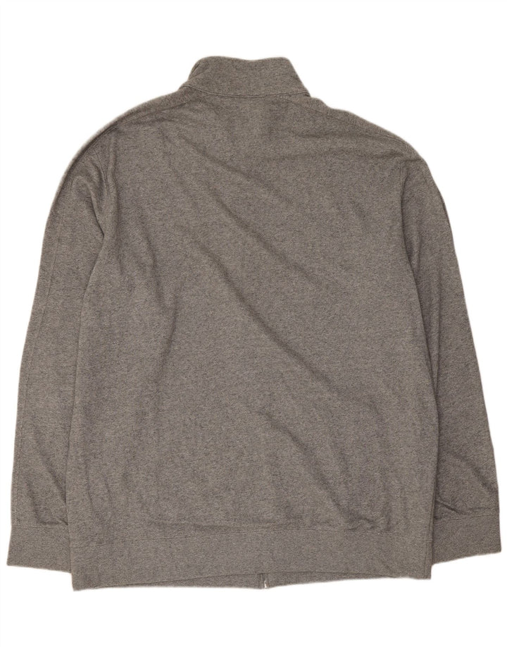 Champion Mens Tracksuit Top Jacket 3XL Grey Flecked Cotton