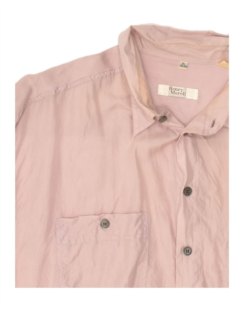 HENRY MORELL Mens Shirt Size 43 44 XL Pink | Vintage Henry Morell | Thrift | Second-Hand Henry Morell | Used Clothing | Messina Hembry 