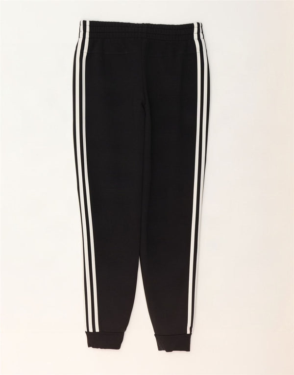Adidas Womens Tracksuit Trousers Joggers UK 12/14 Medium Black Cotton