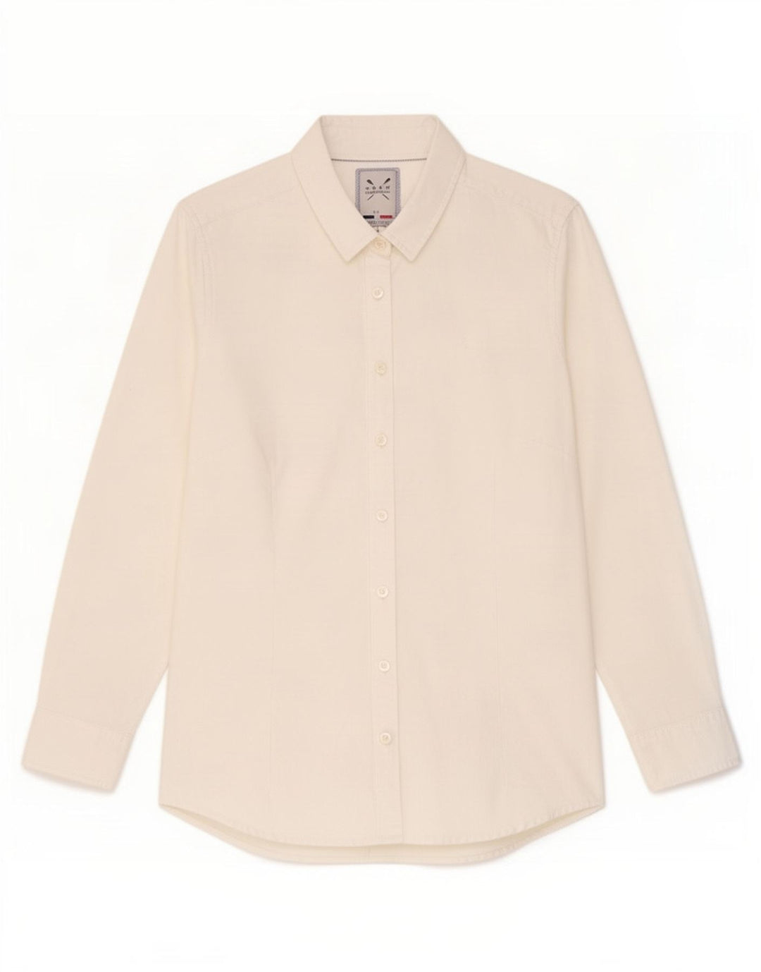 Crew Clothing Womens Shirt UK 12 Medium White Cotton
