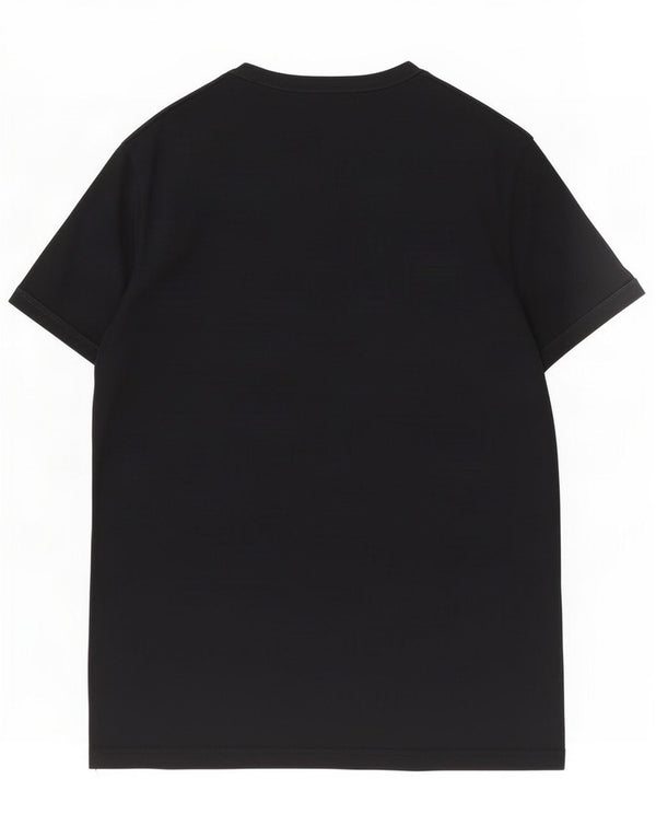 Fred Perry Mens T-Shirt Top Medium Black Cotton