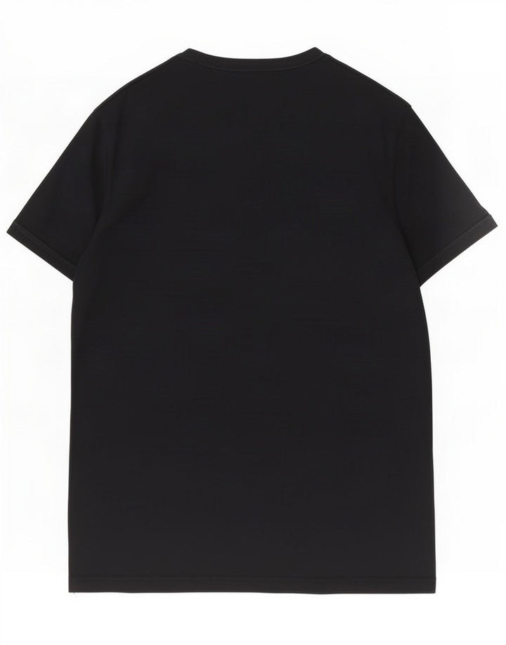 Fred Perry Mens T-Shirt Top Medium Black Cotton