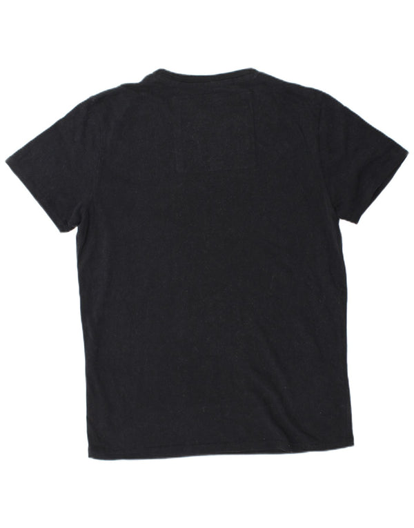 Superdry Mens Graphic T-Shirt Top XL Black Cotton