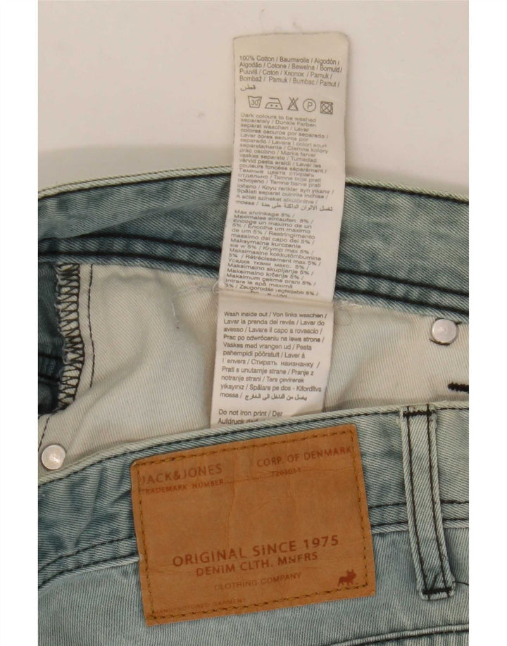 Jack & Jones Mens Tim Slim Jeans W36 L34 Blue Cotton