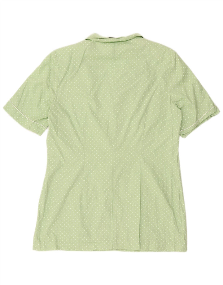 Mario Rosella Womens 2 Piece Set EU 40 Medium Green Polka Dot Cotton