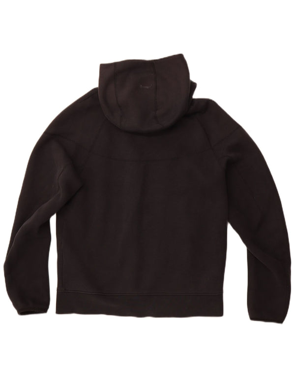 Nike Mens Zip Hoodie Sweater Medium Black Cotton
