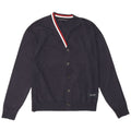 Tommy Hilfiger Mens Cardigan Sweater Medium Navy Blue Cotton