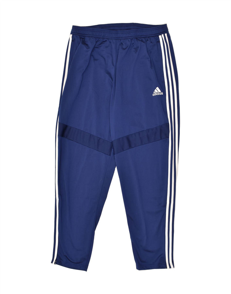 ADIDAS Mens Tracksuit Trousers XL Navy Blue Polyester | Vintage Adidas | Thrift | Second-Hand Adidas | Used Clothing | Messina Hembry 