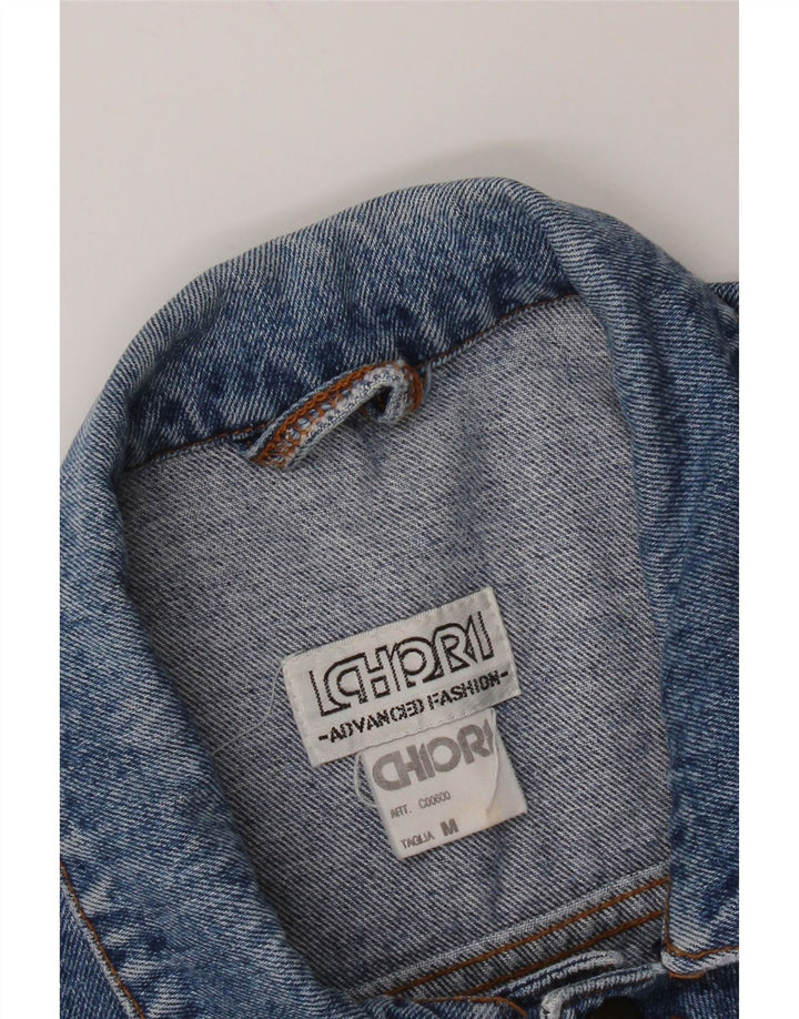 Chiori Mens Loose Fit Denim Jacket UK 38 Medium Blue Cotton
