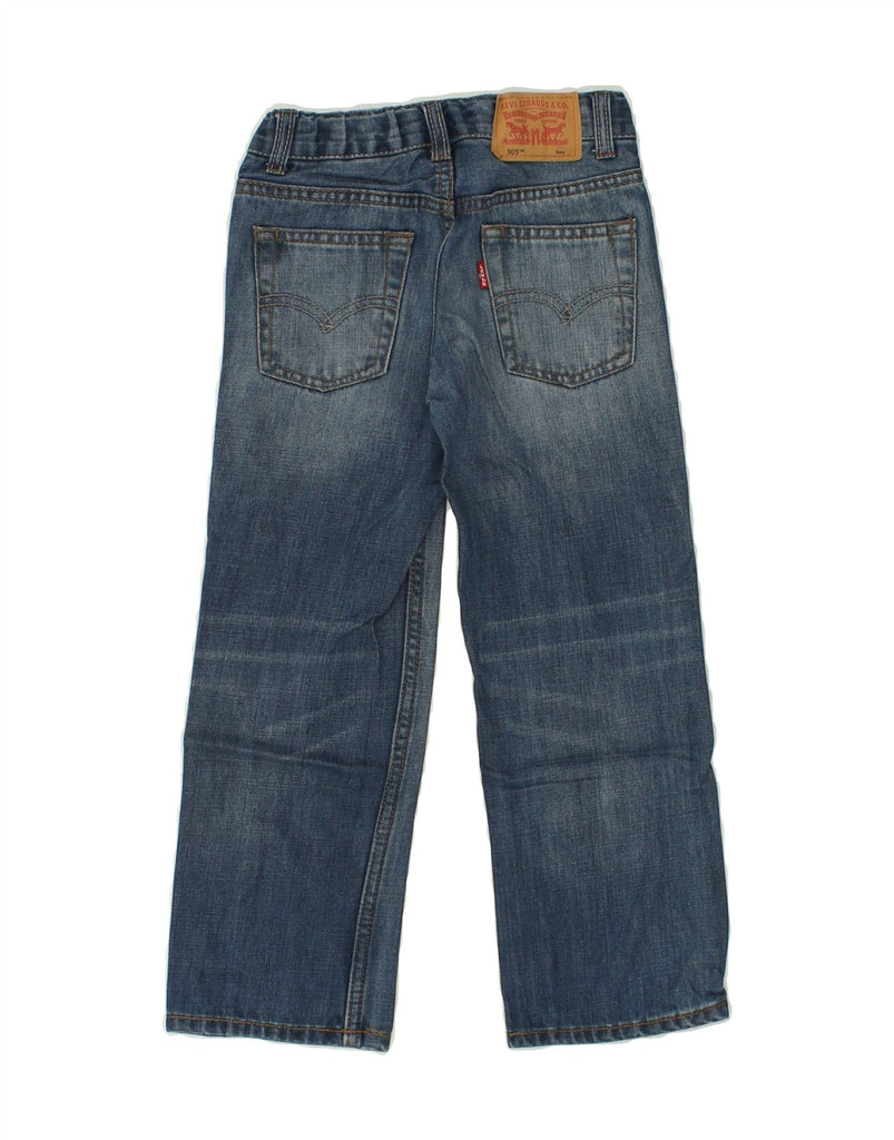 LEVI'S Boys 505 Regular Straight Jeans 5-6 Years W20 L20  Blue Cotton | Vintage Levi's | Thrift | Second-Hand Levi's | Used Clothing | Messina Hembry 