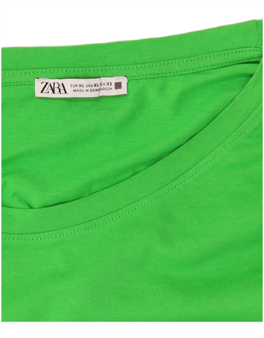 ZARA Womens Vest Top UK 18 XL Green
