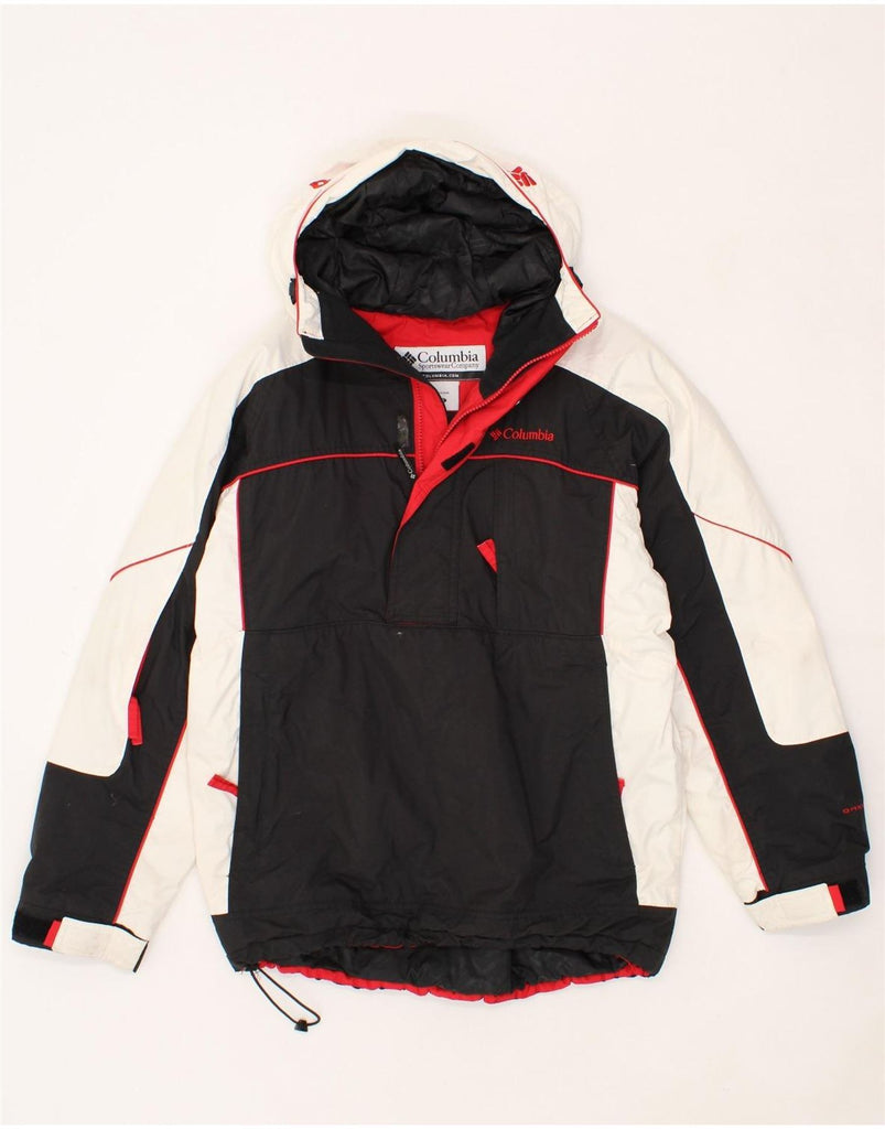 COLUMBIA Mens Omni-Shield Hooded Windbreaker Jacket UK 34 XS Black Vintage Columbia and Second-Hand Columbia from Messina Hembry 