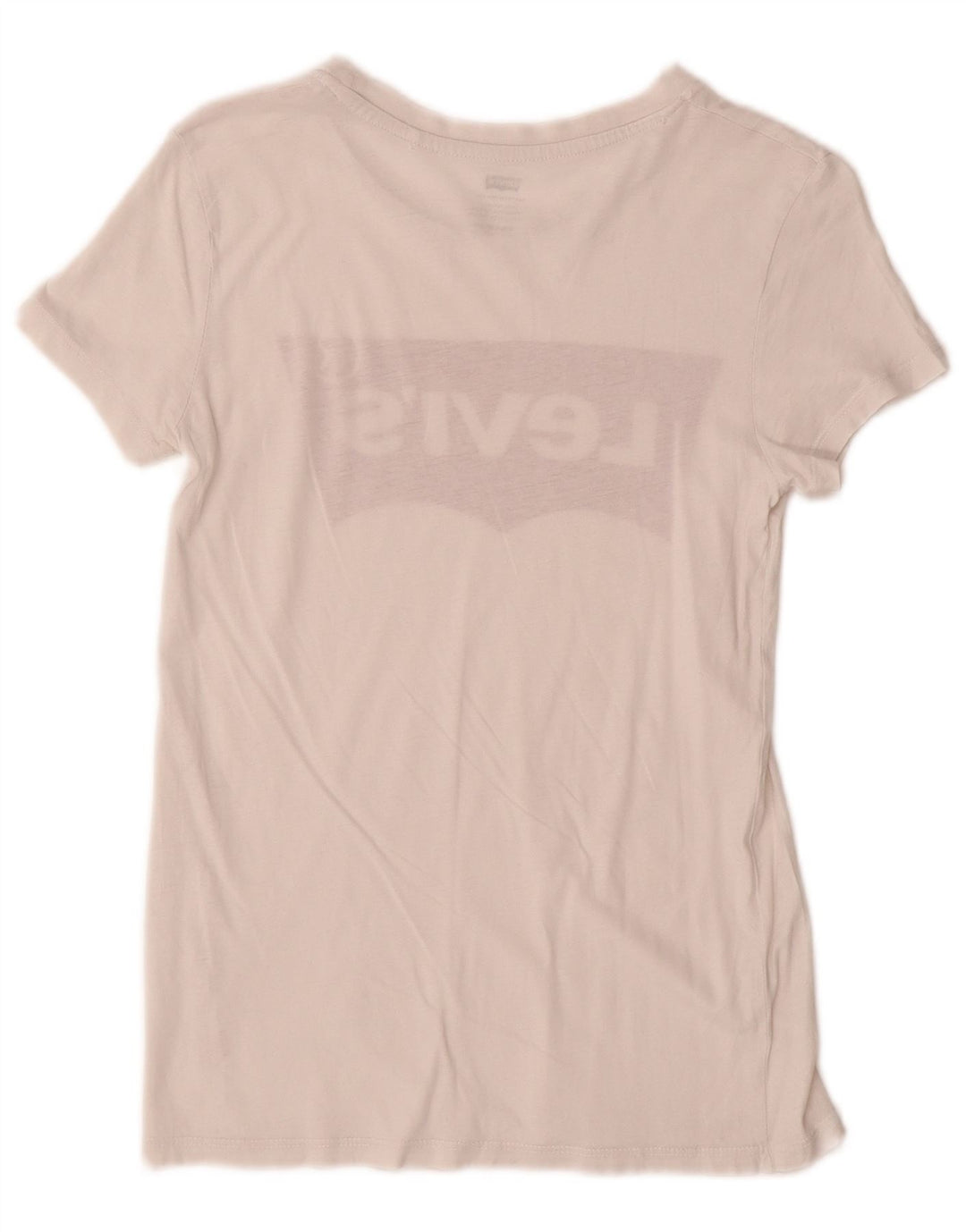 Levi's Womens Graphic T-Shirt Top UK 2 2XS White