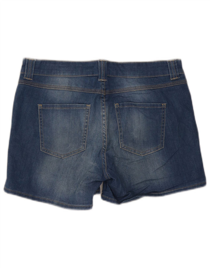 Oasis Womens Denim Shorts UK 10 Small W32  Blue Cotton