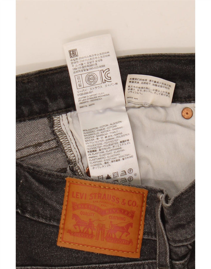 LEVI'S Womens Wedgie Denim Shorts W26 XS Grey Cotton